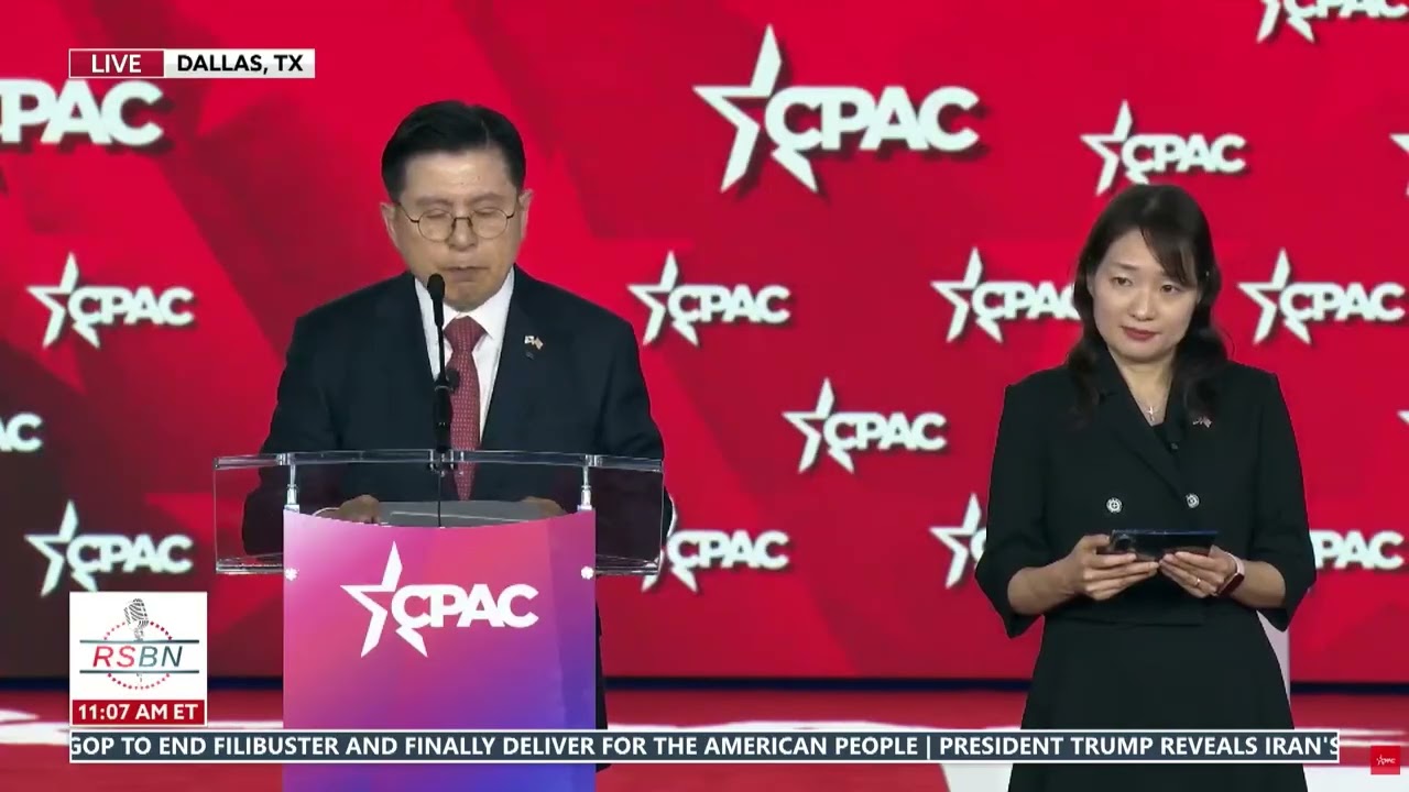 ПОЛНЫЙ ТЕКСТ РЕЧИ: Бывший премьер-министр Южной Кореи выступает на CPAC 2026 - 27.03.2026