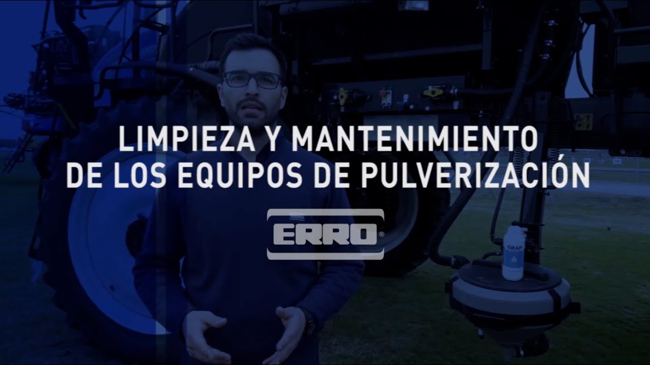 ERRO - Limpieza y mantenimiento de los equipos de pulverización.