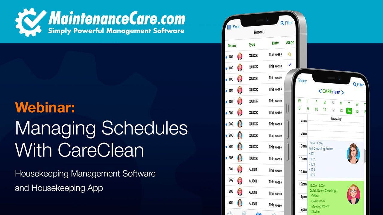 Managing Schedules With CareClean | Housekeeping Management Software and Housekeeping App