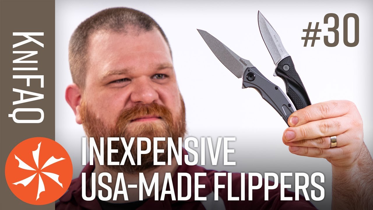 KnifeCenter FAQ #30: Inexpensive American Flippers? + How To Sharpen Serrations, Best Factory Edges