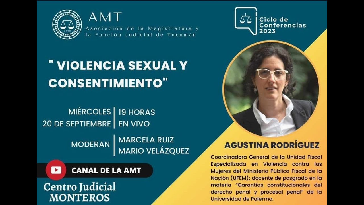 Dra. Agustina Rodriguez - Violencia sexual y consentimiento