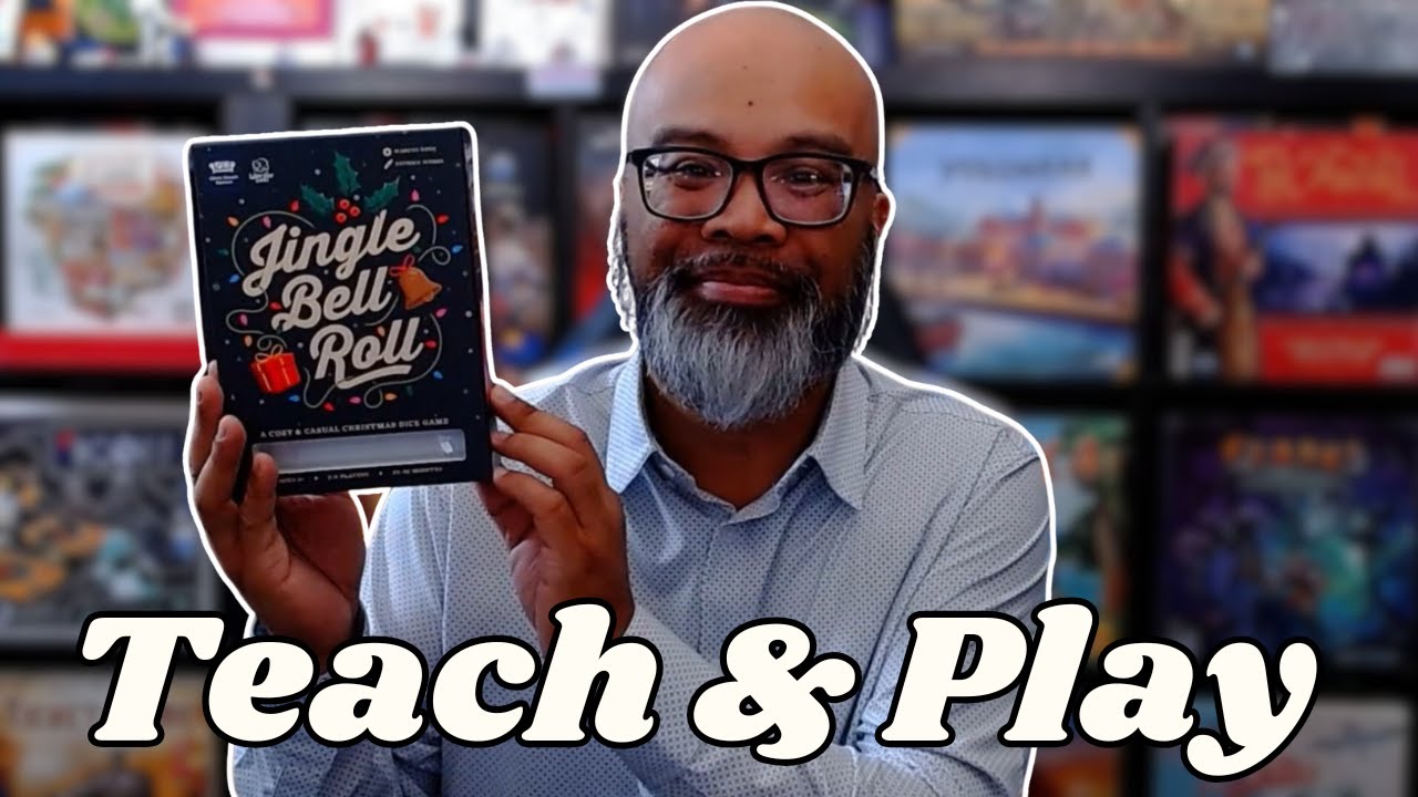 Fun holiday-themed push-your-luck dice game: Jingle Bell Roll! | Teach & Play