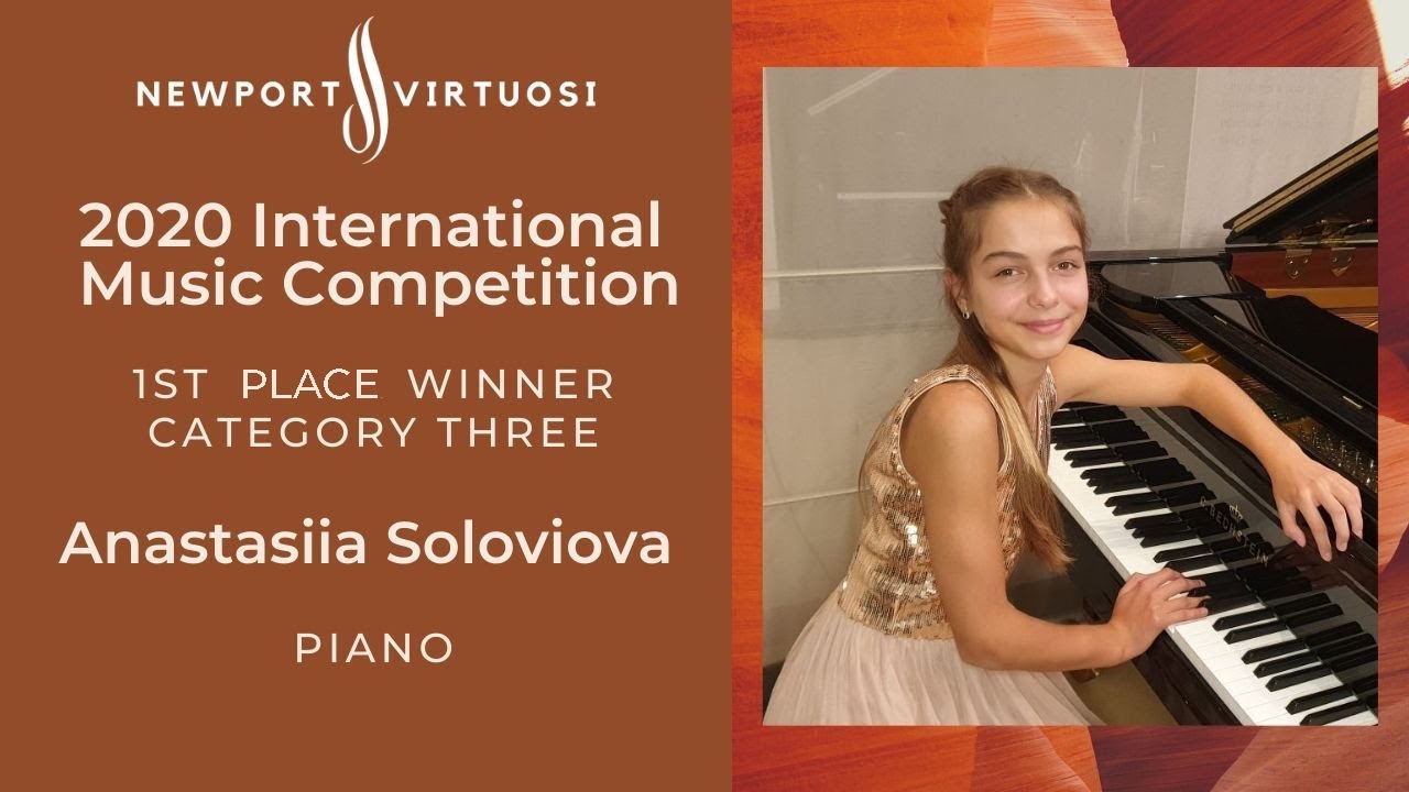 Anastasiia Soloviova – Piano, (13 years) Waltz in E minor by Frederic Chopin