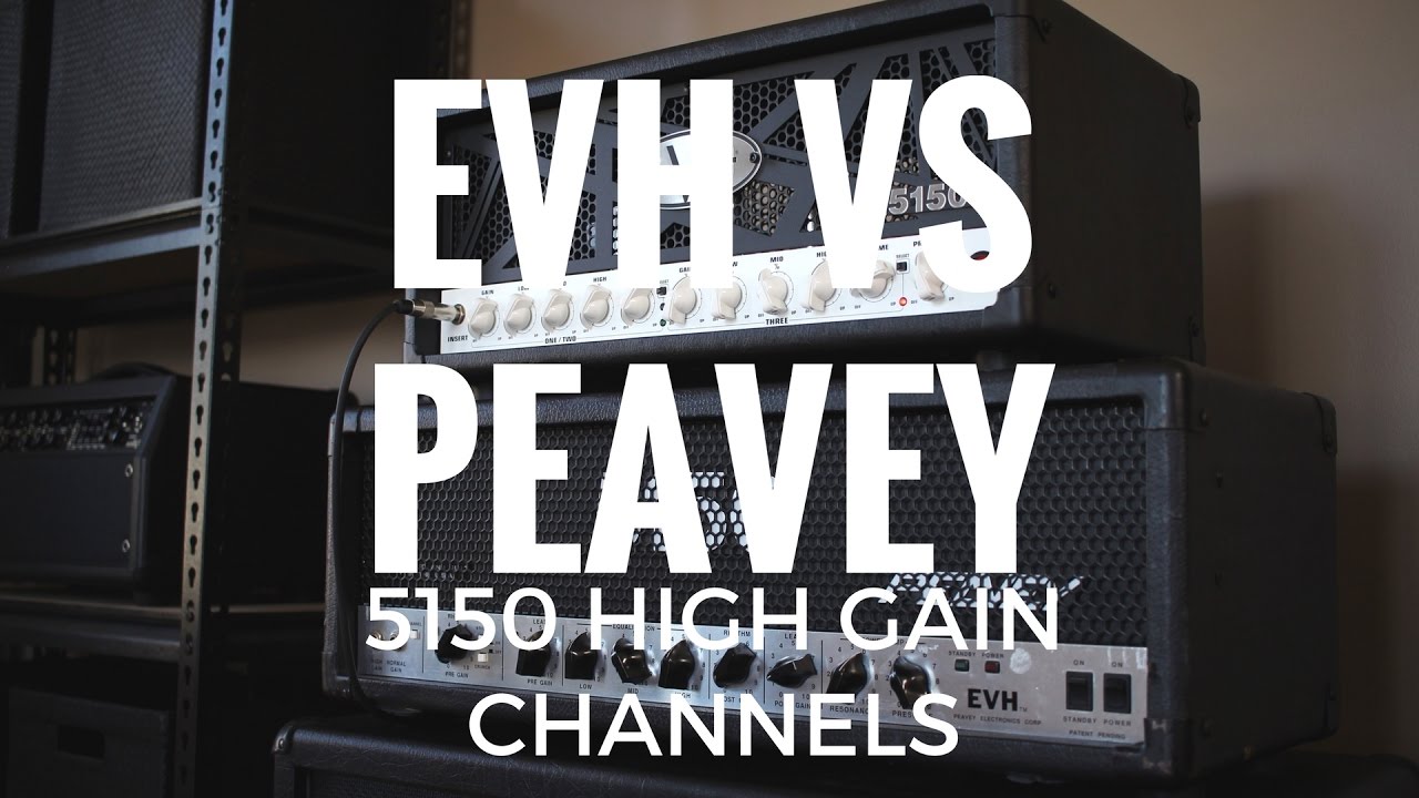 Peavey 5150 vs EVH 5150III - Demo