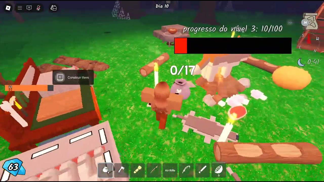 Jogando Roblox 1861 (Mapa: [🎃] 99 noites na floresta 🔦)