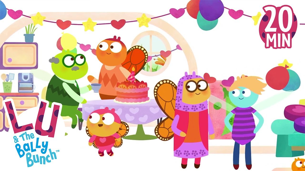 Fun Birthday Party 🎂 | Green Eyed Birthday Monster | Lu and the Bally Bunch | Scholastic Kids