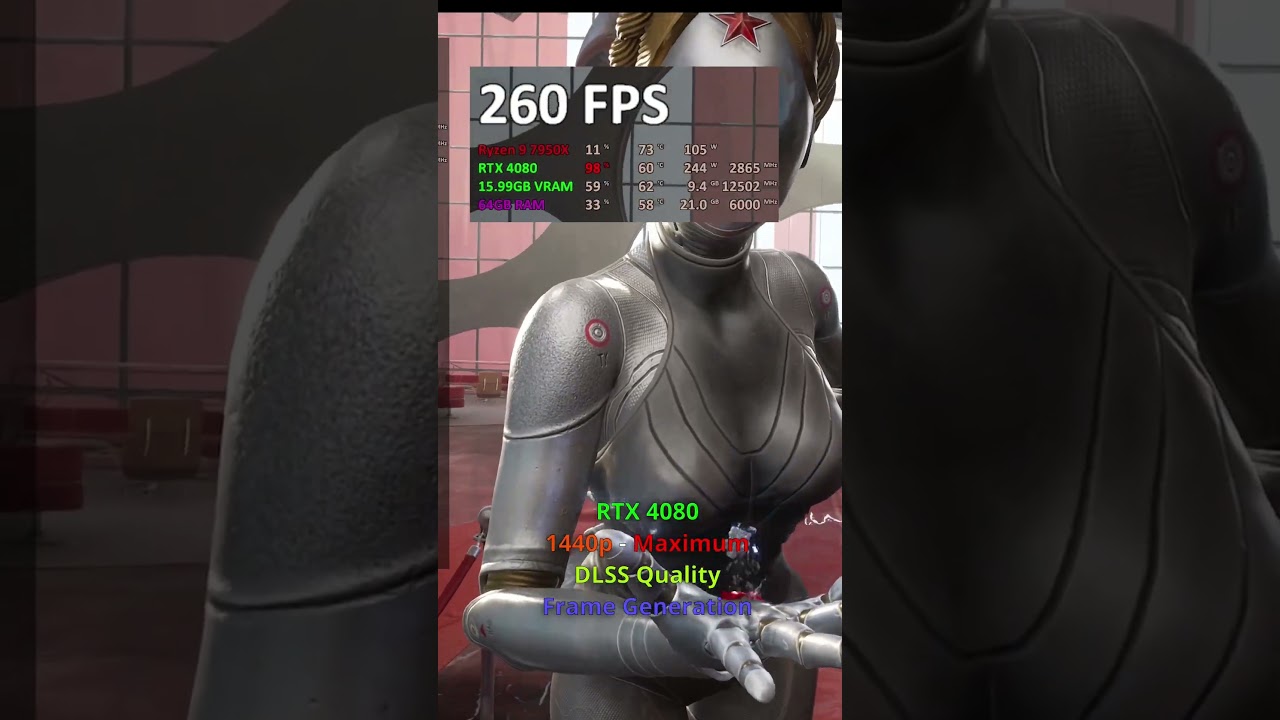 Atomic Heart on RTX 4080 INSANE FPS?? with DLSS 3.0 #gaming #games #atomicheart