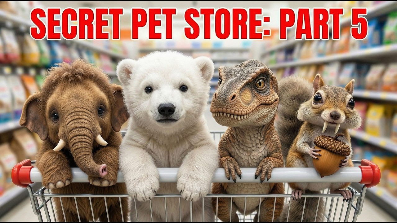 The VIRAL Secret Pet Store: PART 5 🛒😱 (Mammoth, T-rex and others) Compilation