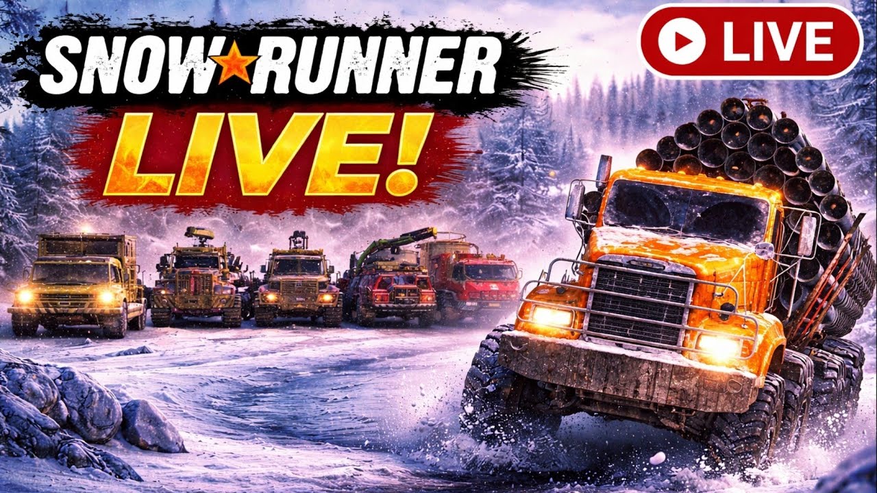 🔴LIVE- SNOWRUNNER | ZURDANIA | Season 17: Repair & Rescue | Worksite missions