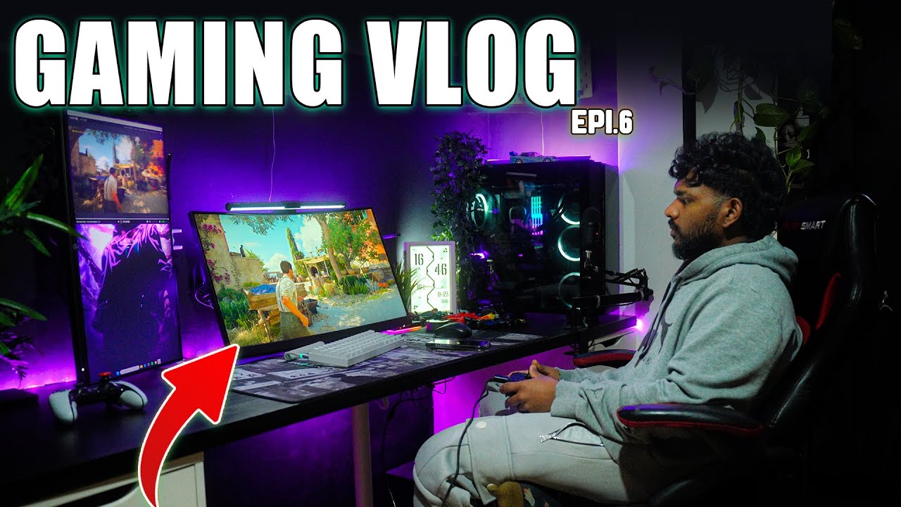 Gaming Vlog | අන්තිම දවස | LEGO F1 Unboxing + Gaming Setup