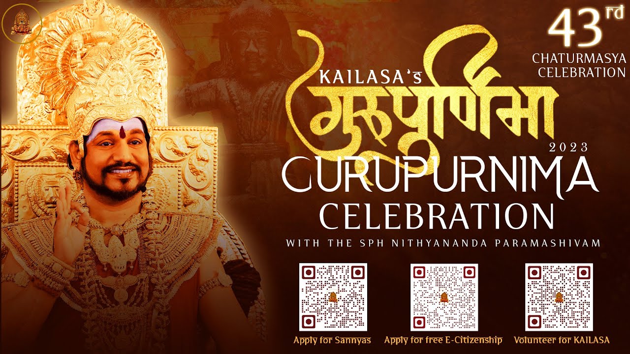 🔴LIVE: SPH DARSHAN | KAILASA's Guru Poornima Celebrations 2023 | #hindu #viral #trending #bhakthi