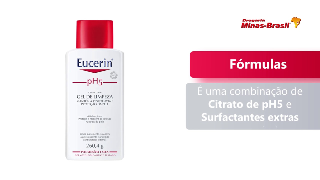 Gel de Limpeza Eucerin pH 5 Syndet Com 260,4g | Drogaria Minas Brasil
