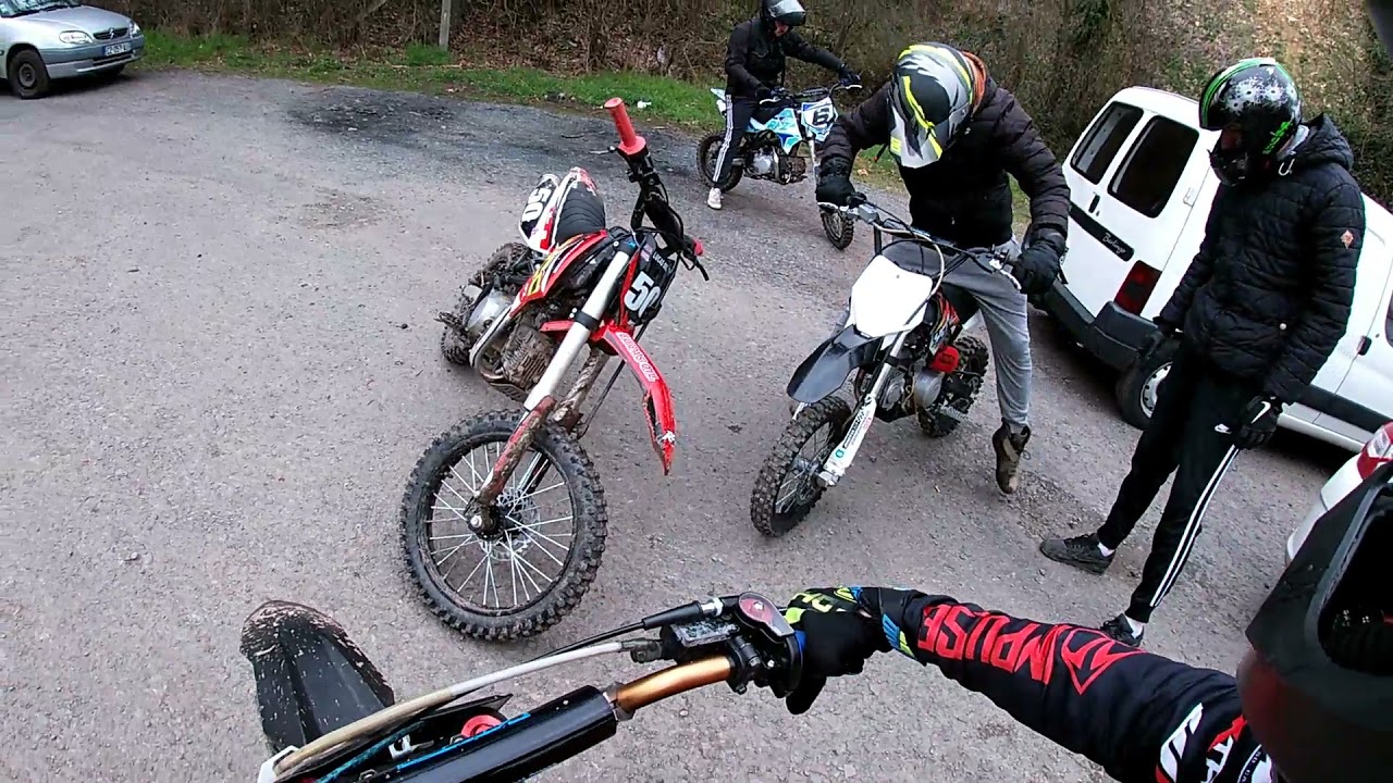 SORTIE EN FORET DIRT BIKE 125 - 150 EPISODE 2 NOUVEAU SPOT