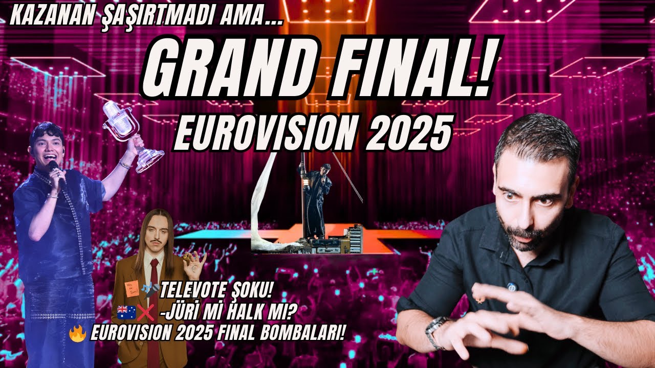 Eurovision 2025 FİNALİ | HEM ŞOK OLDUK HEM DE MUTLU!