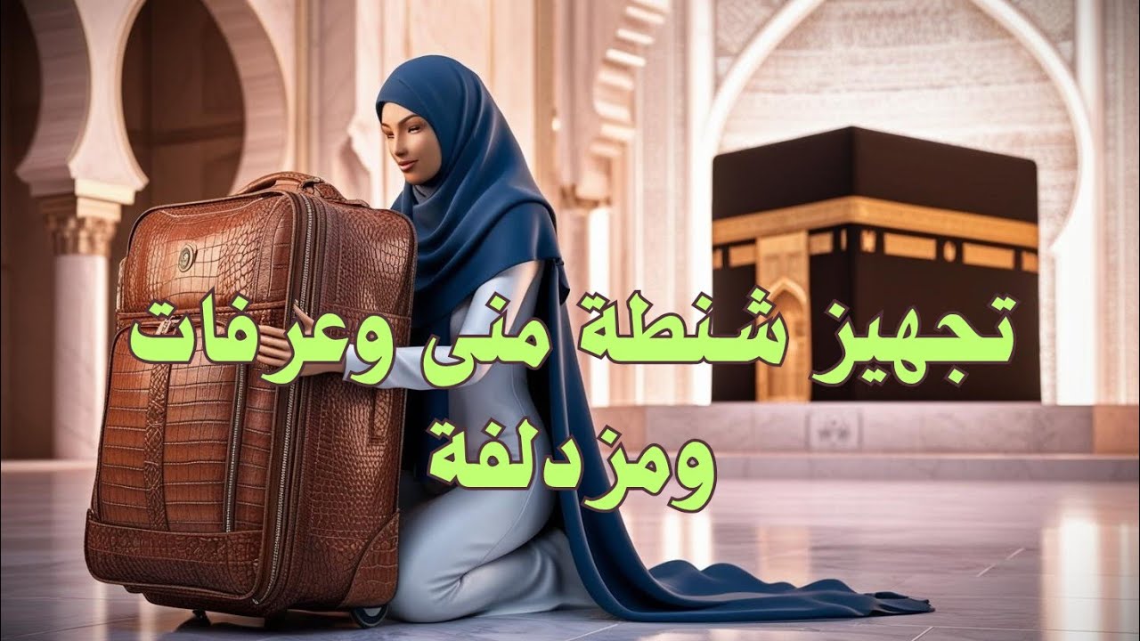 #تجهيز_شنطة منى وعرفات ومزدلفة بطريقة سهلة وعملية ✈️🕋وأهم الأشياء الى لازم تكون معاك! أغراض اساسية