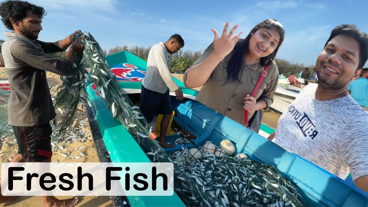 Fresh Fish Batticaloa | Sri Lanka Sea Food | Tamil Vlogs | Rj Chandru & Menaka
