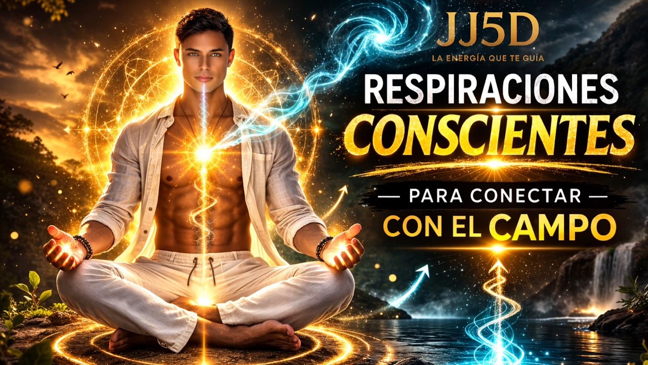 RESPIRACIÓN CONSCIENTE  para Conectar con el Campo |Regula tu Sistema Nervioso y Eleva tu Frecuencia