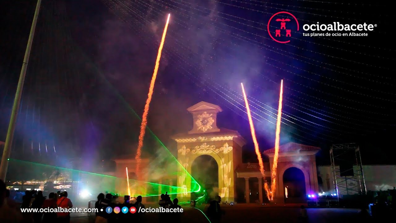 Feria de Albacete 2010, Apertura de la Puerta de Hierros, fuegos artificiales. Albacete