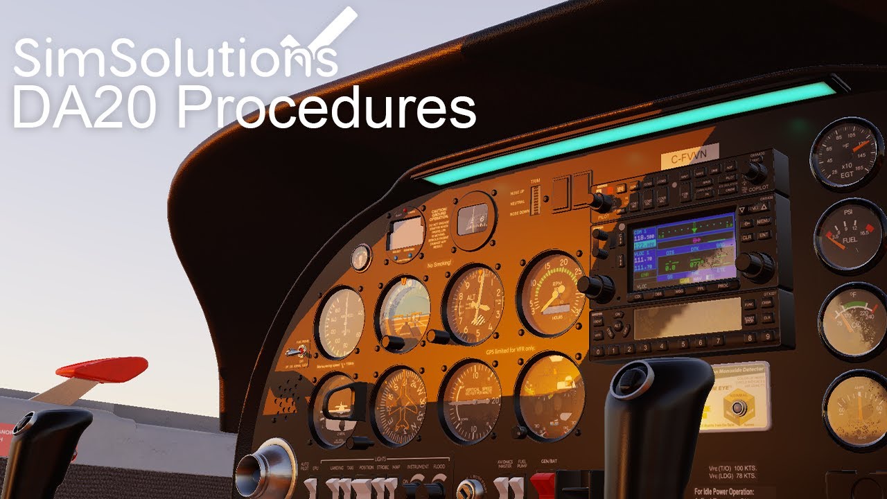 SimSolutions DA20-C1 | Procedures and Operation