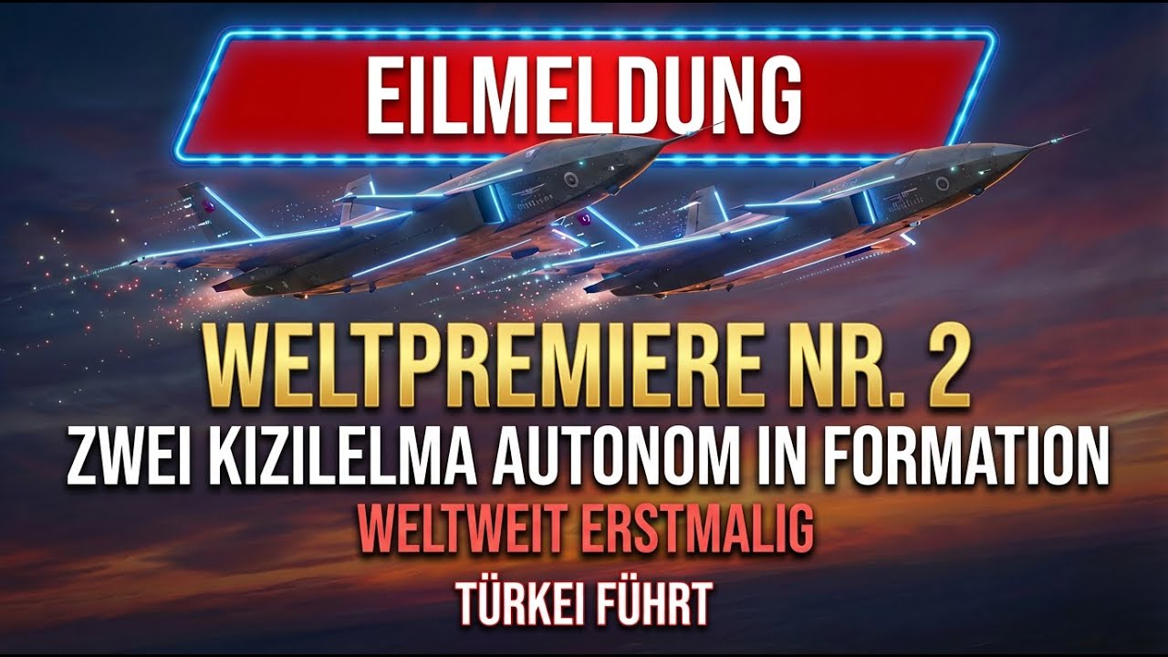 EILMELDUNG: Weltpremiere #2 &ndash; Zwei Kızılelma fliegen erstmals vollautonom im Verband