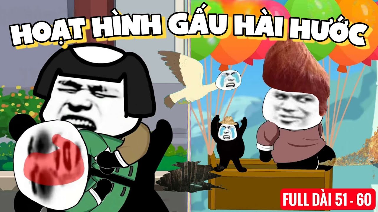 Tổng Hợp Hoạt HÌnh Gấu Hài Hước: Đại Ca Bảnh, Đóng Phim Ma, Xạ Thủ Ná Thun | Phần 6 | #gauhaihuoc