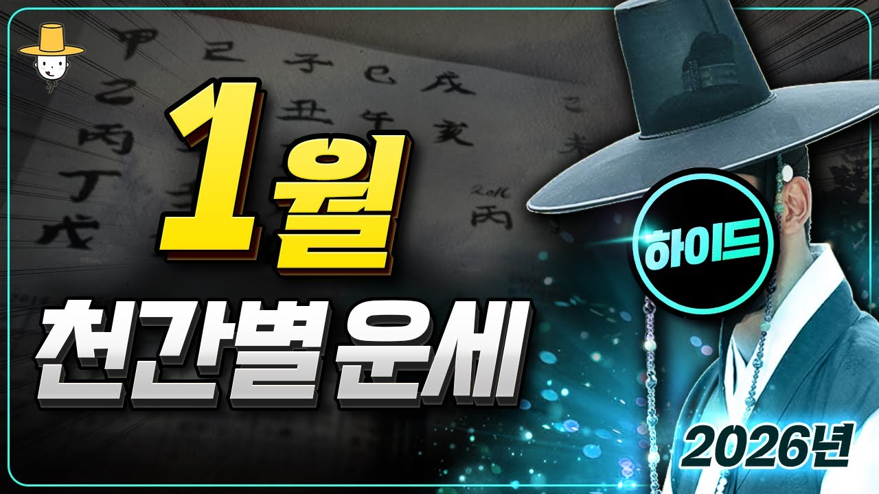 기축월 천간별운세🔥 26년 1월, 내 사주에 있는 문제와 선택할 때 기준 잡기🎯 이번 달 반드시 피해야 할 선택은⁉️ ☀️병오년 신년운세☀️