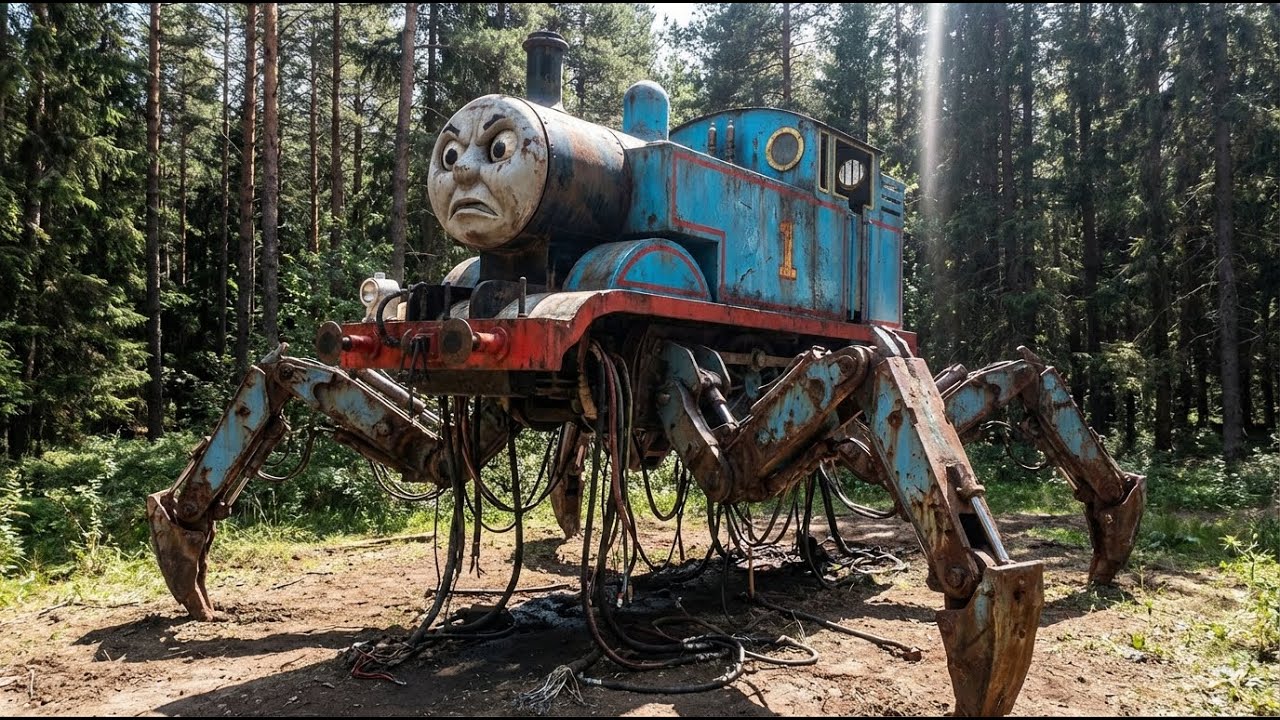 Cursed Thomas Engine ASMR Car Restoration! Cursed Thomas Build Full Restoration