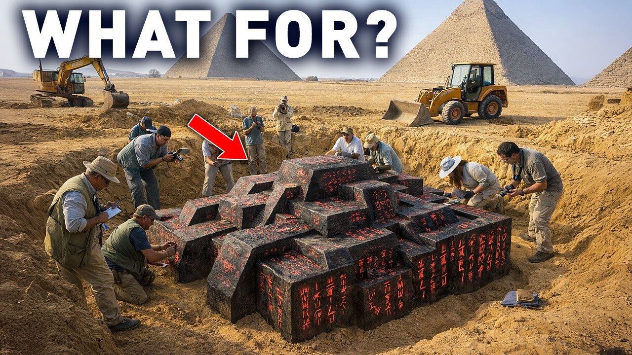 NOT HUMAN-MADE: Lost Technology Has Been Discovered Next to the Egyptian Pyramids