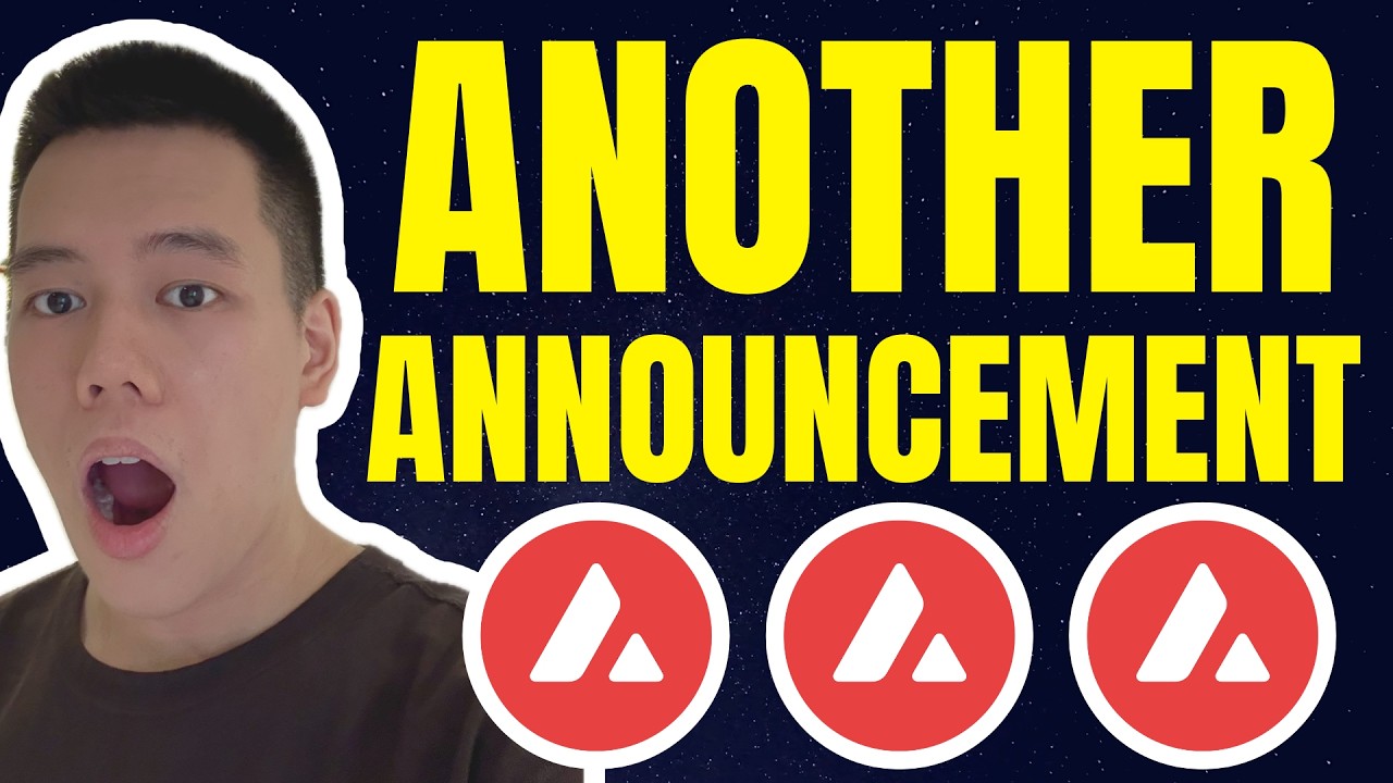 Another Announcement.. I'll Explain - Avalanche AVAX News and a Recent Update That I Saw