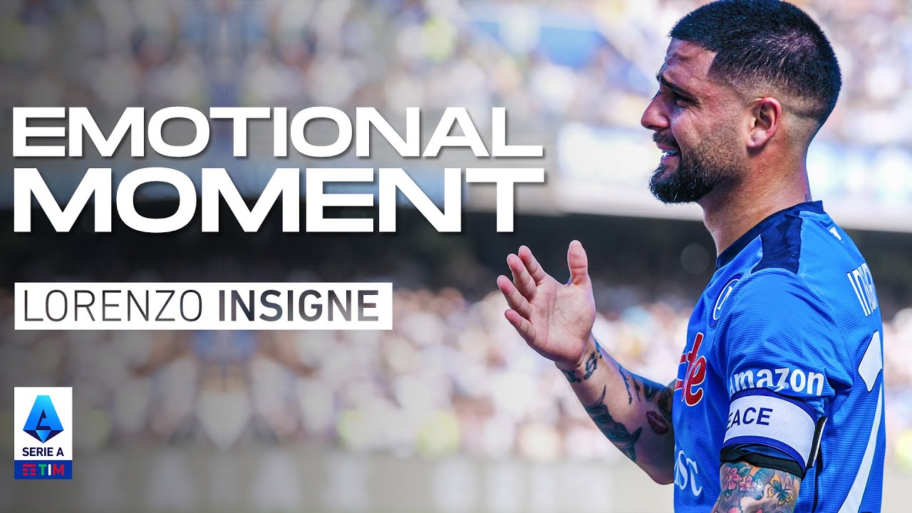 Insigne’s heartfelt goodbye to Napoli | Napoli-Genoa | Emotional Moment | Serie A 2021/22