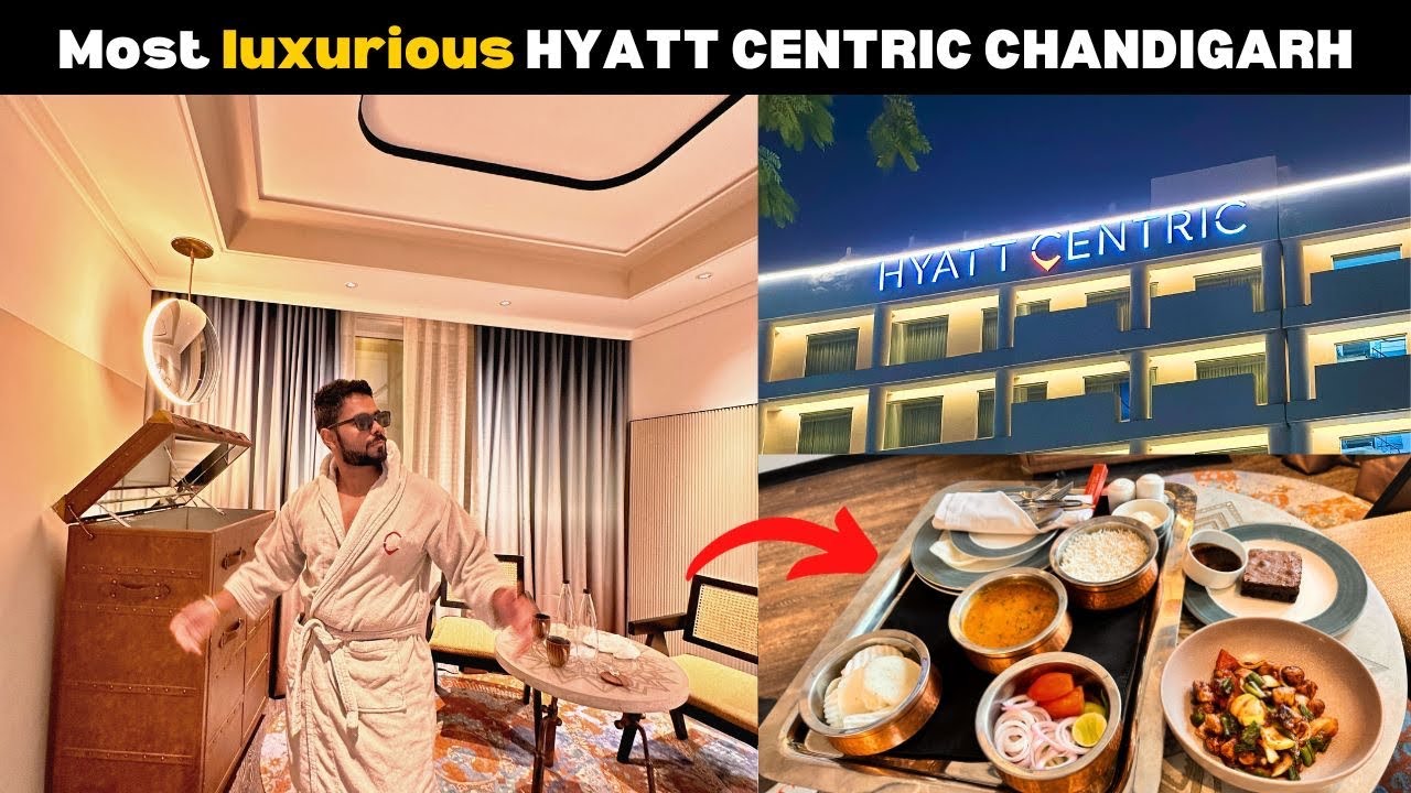 Most Luxurious stay at the NEWEST Hyatt Centric Chandigarh || UNLIMITED FOOD |