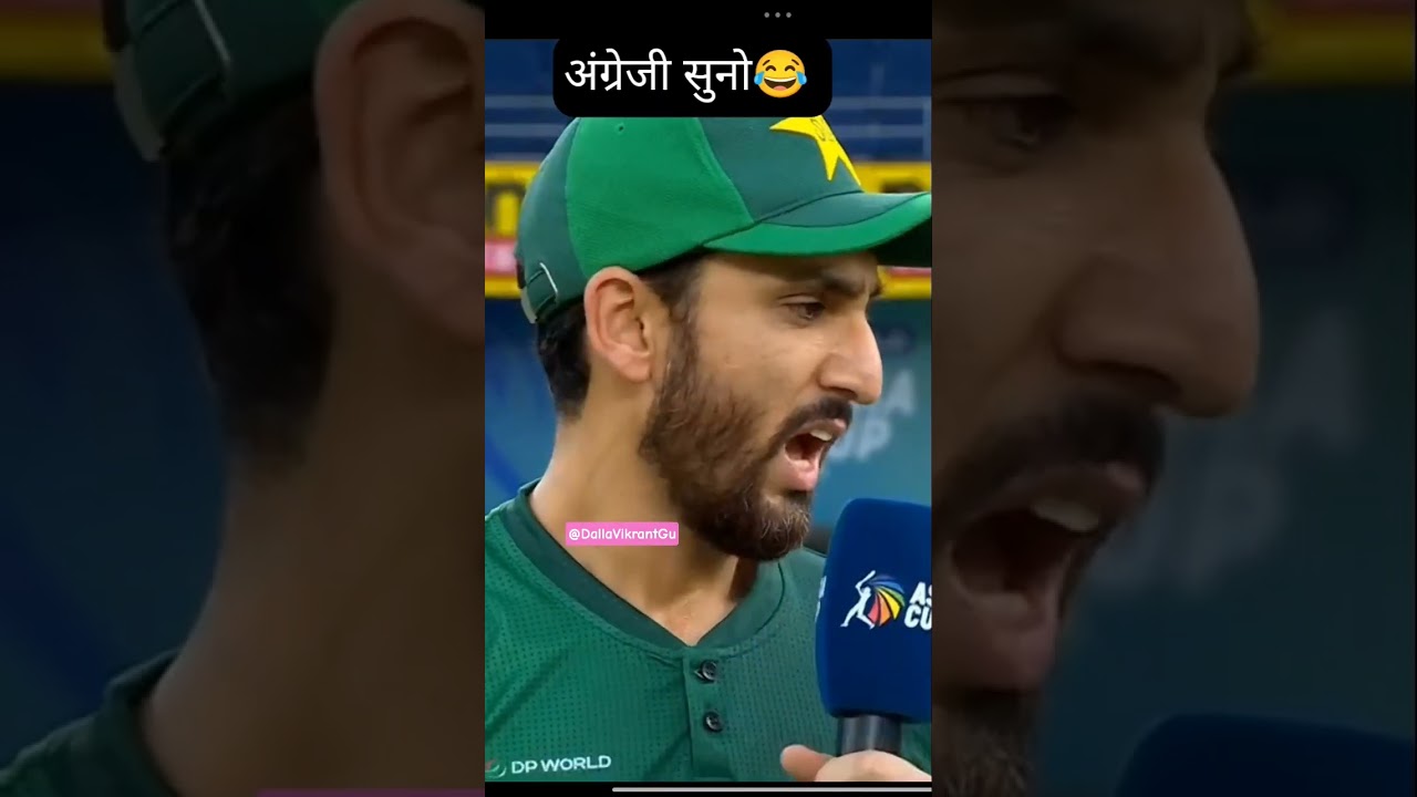 Salman Agha English 😂 #asiacup #abcricinfo #memes #indvspak #sonysportsnetwork