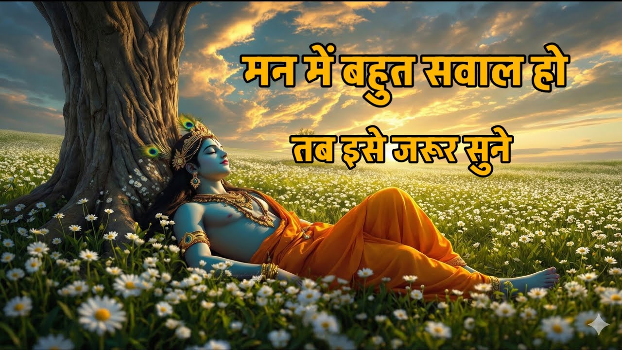 ज्यादा सोचनेवाले एक बार जरूर सुने ! Bhgwat Geeta Saar in 80 Minutes | Best Krishna Motivational Vani
