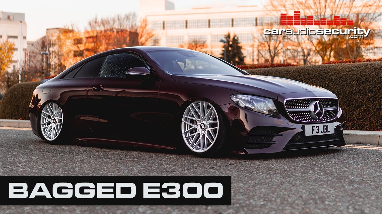 Mercedes-Benz E300 Coupe on Air Lift Performance & Rotiform wheels | Car Audio & Security