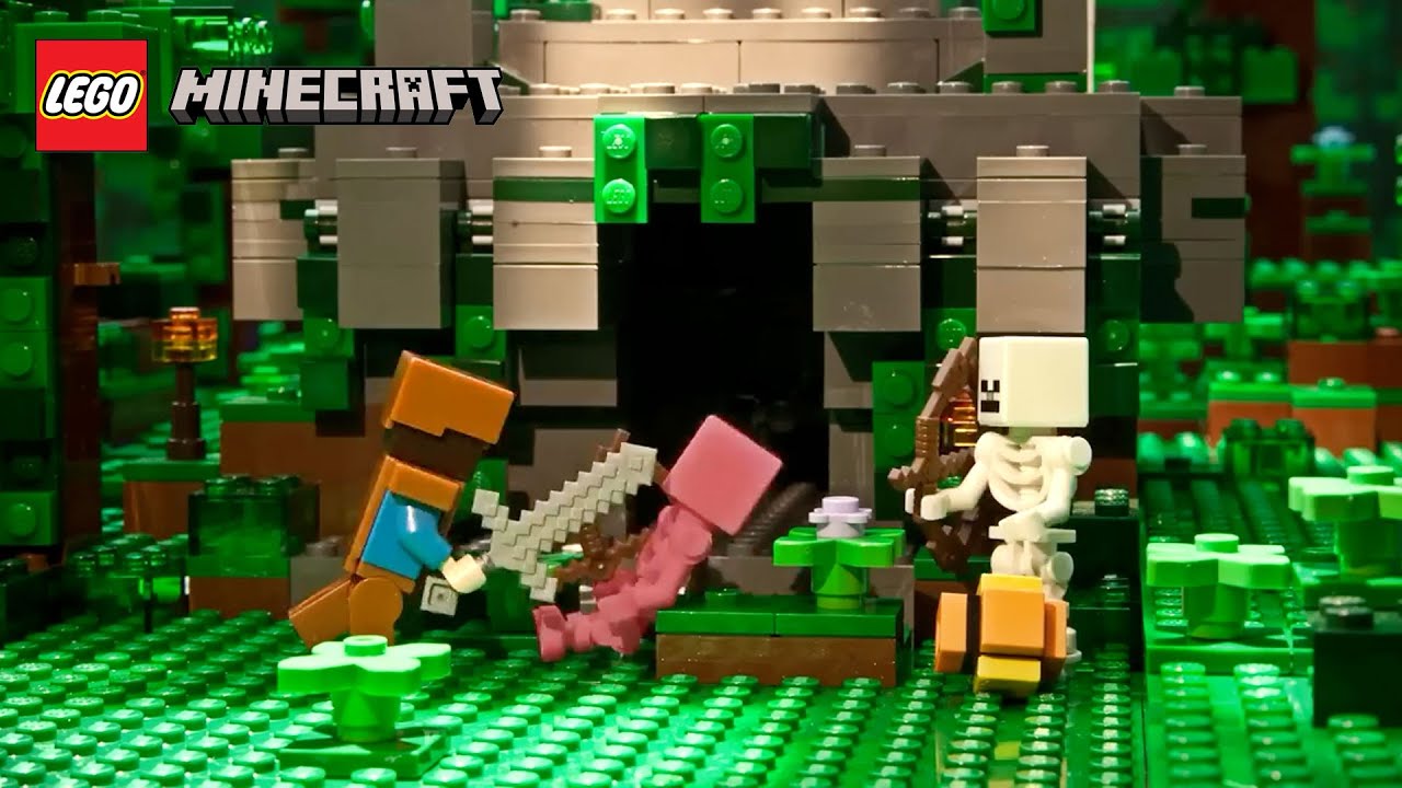Brick Raider stop-motion video | LEGO® Minecraft