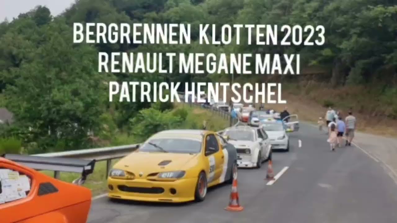 Bergrennen Klotten 2023 Renault Megane maxi Patrick Hentschel Onboard