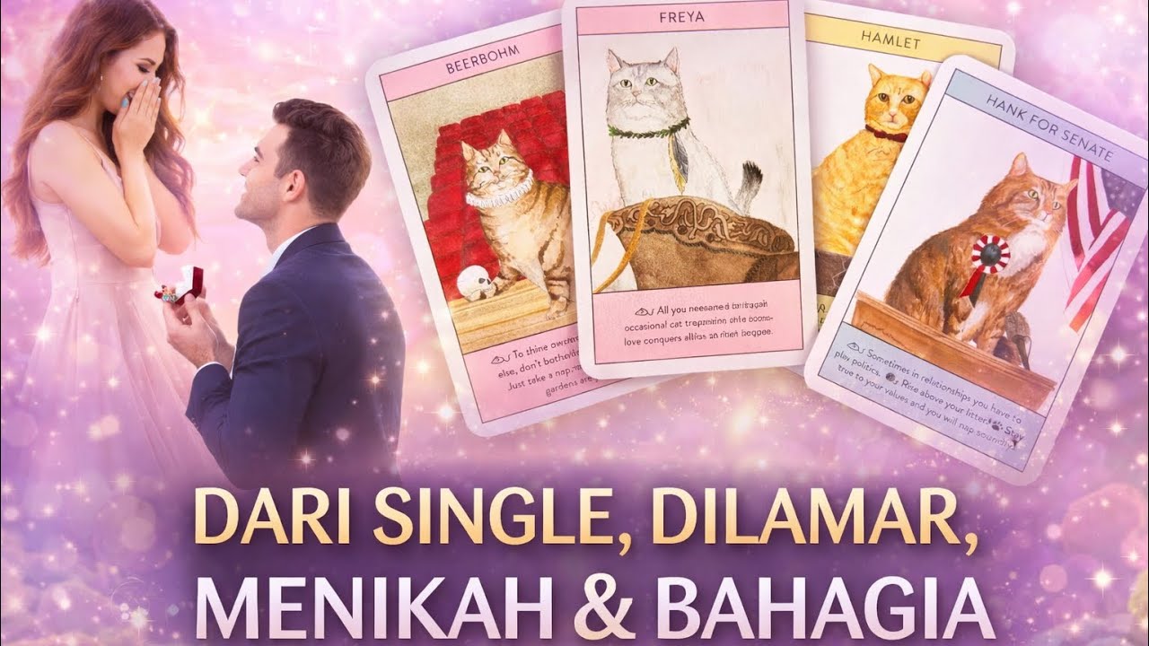💍✈️ AWAL BARU, ROMANSA CINTA BARU! STATUSMU BERUBAH: DARI SINGLE, DILAMAR, MENIKAH, MAKIN BAHAGIA‼️🎁