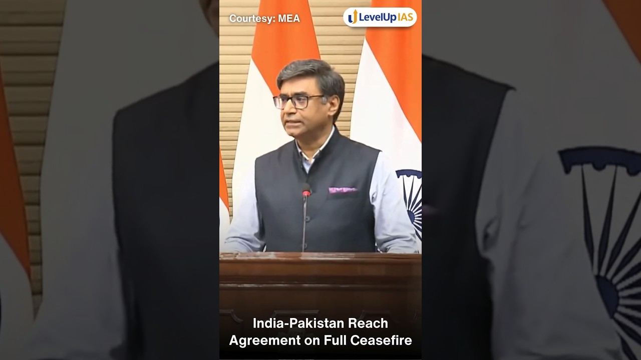 India and Pakistan Reach Agreement on Full Ceasefire #shorts
