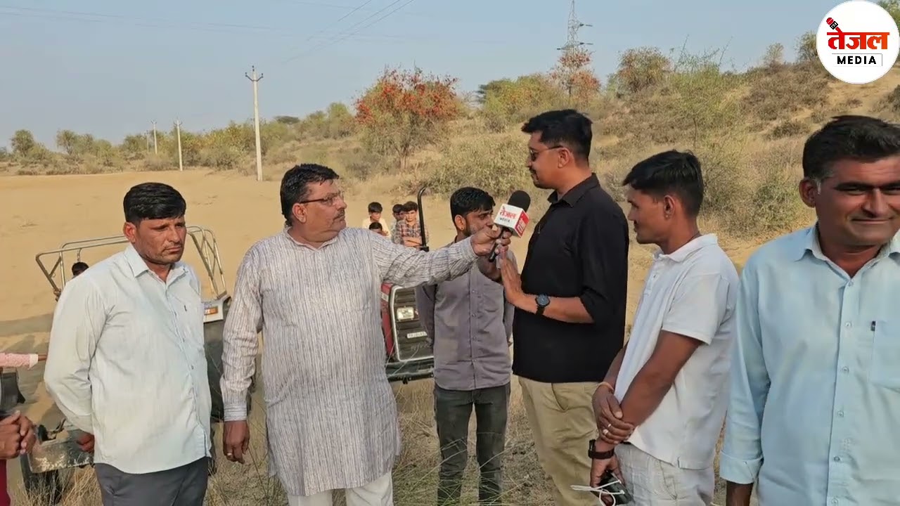 ग्रामीणों की मिसाल: भादुओं का तला, नेतराड–चौहटन में सरकारी स्कूल के लिए सामूहिक श्रम से बन रहा