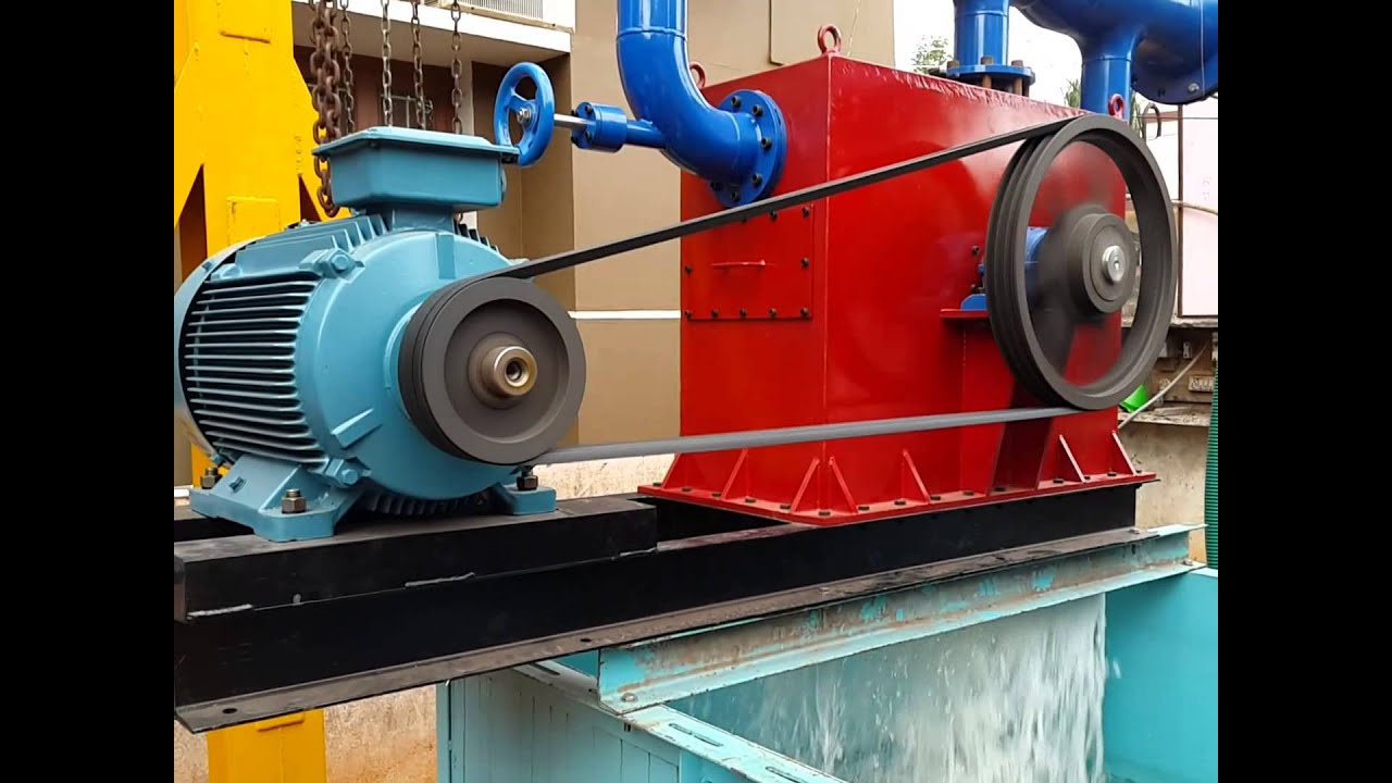 3 Jet Pelton Turbine being tested