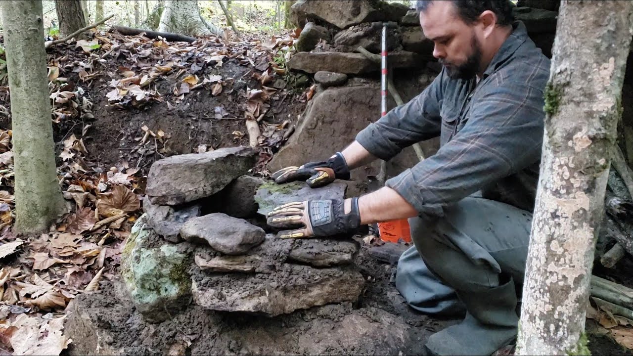 Rock fireplace build!