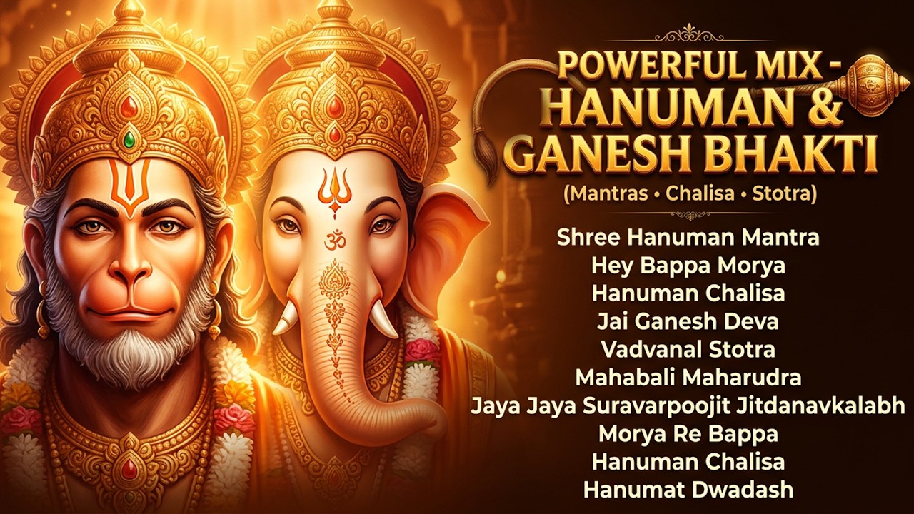 Hanuman & Ganesh Bhakti Powerful Mix of Spiritualism & Devotion | Jai Hanuman | Ganpati Bappa Morya