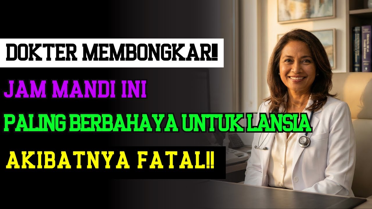 Dokter geriatri mengungkap‼️ Kebiasaan mandi berbahaya bagi lansia, akibatnya bisa tragis‼️