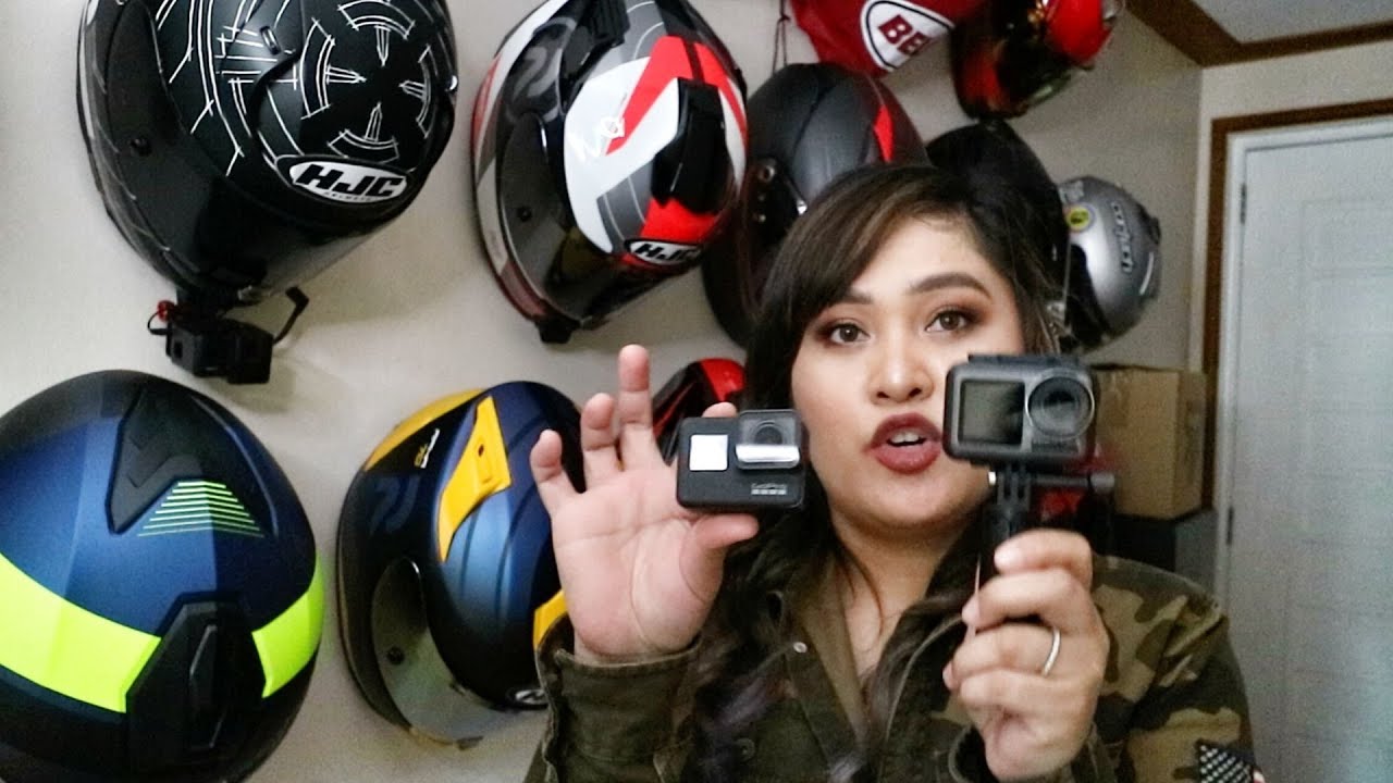 MOTOVLOG/MOTORCYCLE GEARS ni MRS JMAC, best camera DJI OSMO ba or GoPro?