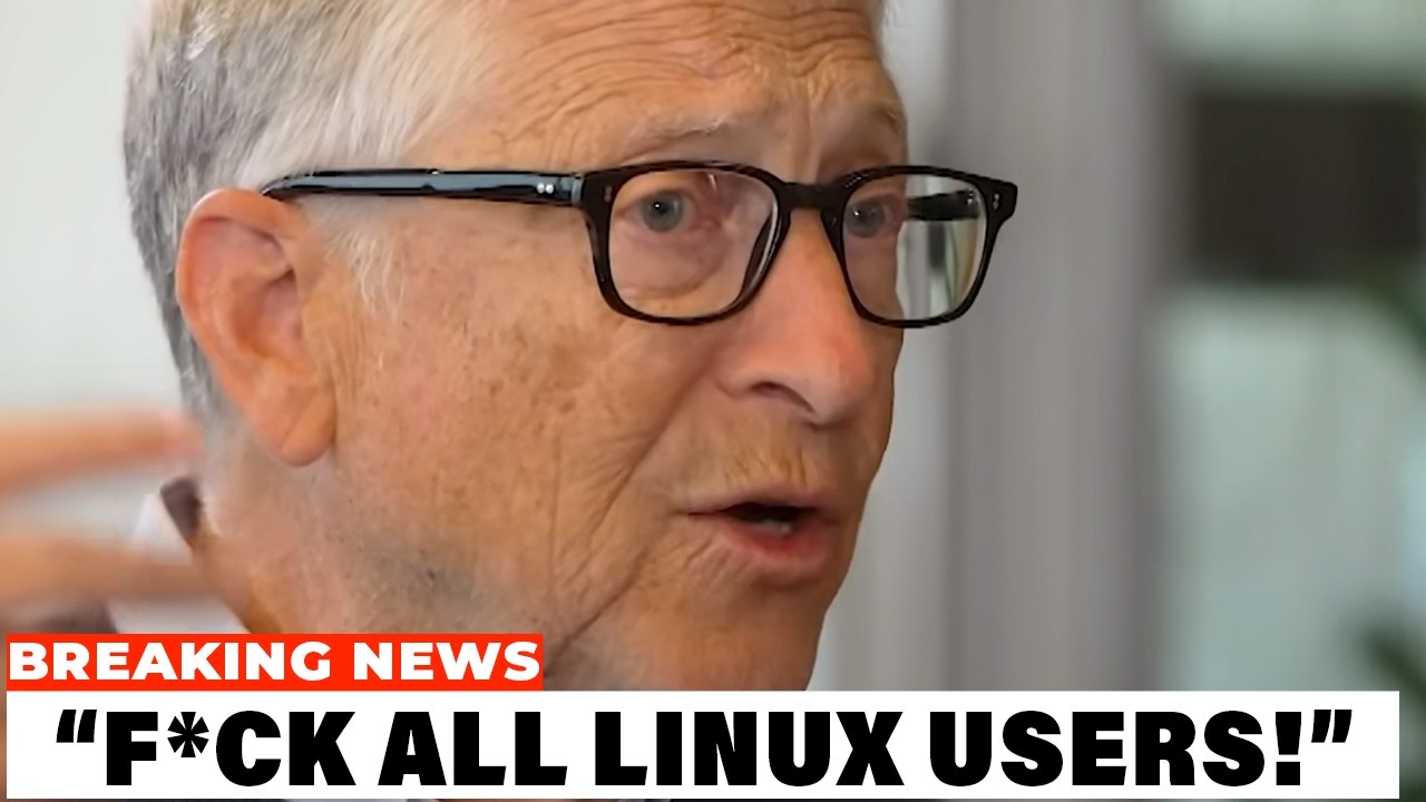 Bill Gates GOES OFF At Linux Users For DROPPING Windows 11