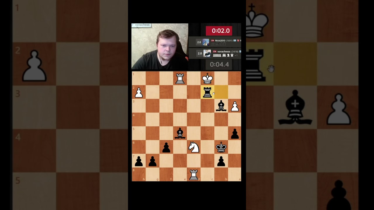 Игра на секундах! #shorts #шахматы