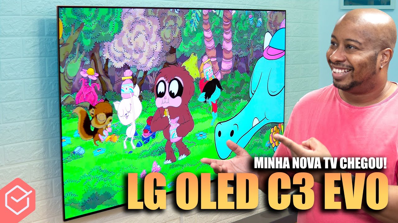 LG OLED C3 EVO // melhor TV 4K OLED custo benefício de 2023? CHEGOU A MINHA!