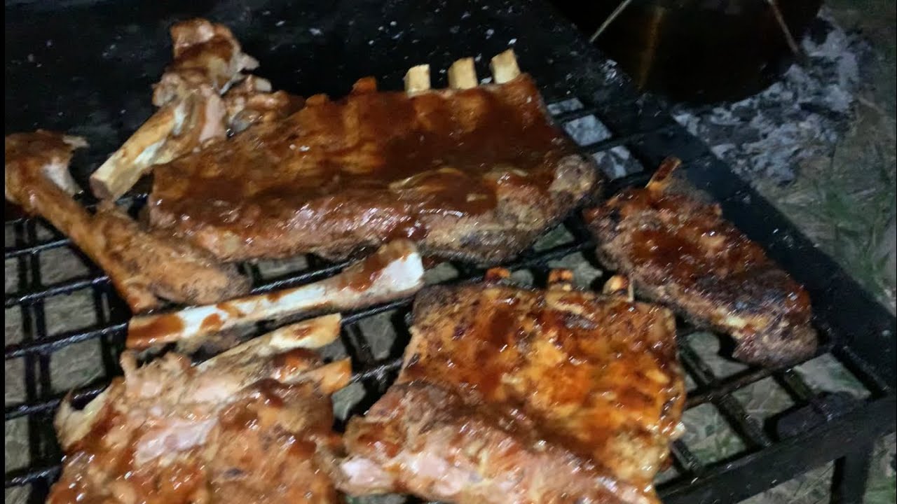 Delicious Sticky Coca-Cola Pork Ribs in the Camp Oven