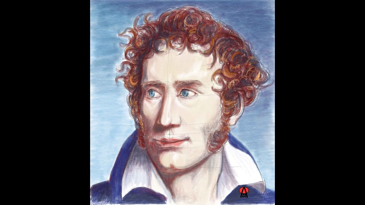 Video tutorial -Interpretazione grafica di un ritratto di 3/4. (3^ parte: coloritura)