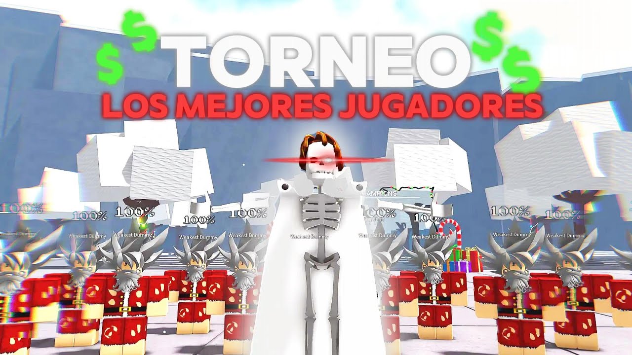 💸TORNEO DE JUGADORES PROS! 😱 en The Strongest Battlegrounds